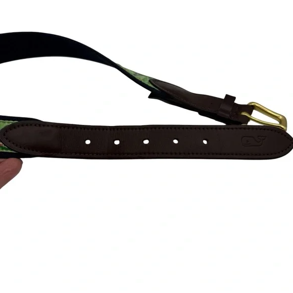 Vineyard Vines Lighthouse Belt 38 Green - Picture 11 of 15